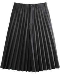 Comme des Garçons - Pleated Shorts - Lyst