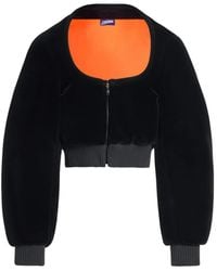 Jean Paul Gaultier - Boxy-Fit Cropped Bomber Jacket - Lyst