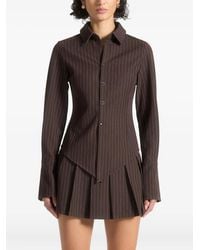 Manière De Voir - Sonia Angled ストライプ シャツ - Lyst