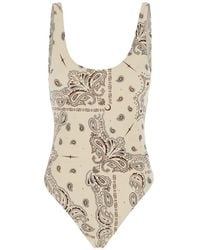 VENUJA - Paisley-Print Crystal-Embellished Swimsuit - Lyst