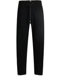 BOSS - Seam-Detail Trousers - Lyst