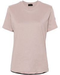 Moncler - Logo-Appliqué T-Shirt - Lyst