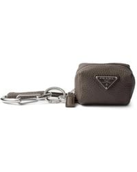 Prada - Leather Bag Charm - Lyst