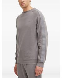 HUGO - Sweatshirt Mit Logo-Streifen - Lyst