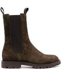 SCAROSSO - Wooster Suede Chelsea Boots - Lyst
