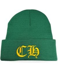 Chrome Hearts - Logo-Embroidered Beanie Hat - Lyst