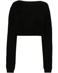 Saint Laurent - Short Sweatshirt - Lyst