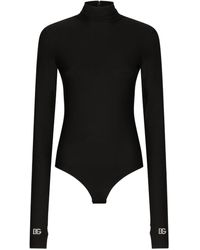 Dolce & Gabbana - Long-sleeved Bodysuit - Lyst