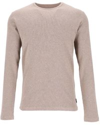 MM6 by Maison Margiela - Elbow-Patch Ribbed-Knit Sweater - Lyst