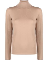 Le Tricot Perugia - Long-sleeve Roll-neck Jumper - Lyst