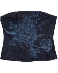 Marques'Almeida - Floral-Motif Corset Top - Lyst