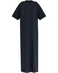 Balenciaga - Vestido largo de manga corta - Lyst