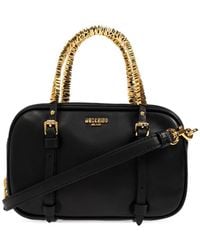 Moschino - Logo-Lettering Leather Tote Bag - Lyst