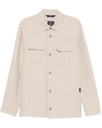 Fay - Giacca-Camicia Con Bottoni E Tasche - Lyst