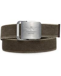 Aeronautica Militare - Logo-Engraved Woven Belt - Lyst