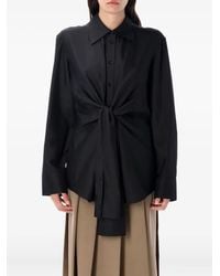 Rohe - Camisa con detalle de nudo - Lyst