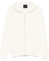 Roberto Collina - Merino Wool Ribbed Hoodie - Lyst