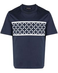 Michael Kors - Empire Logo-print Cotton T-shirt - Lyst