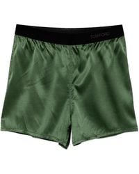 Tom Ford - Stretch Silk Satin Shorts - Lyst