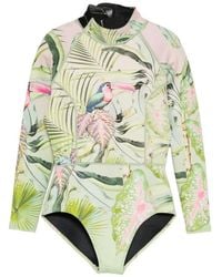 Cynthia Rowley - Combinaison De Surf À Imprimé Floral - Lyst
