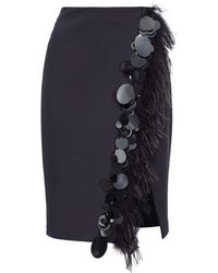 Pinko - Sequin-embellished Pencil Skirt - Lyst