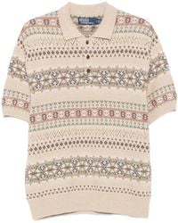 Polo Ralph Lauren - Jersey Fair Isle Con Cuello De Polo - Lyst