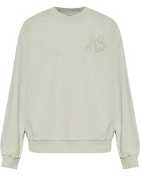 AllSaints - Insignia Logo-Patch Sweater - Lyst
