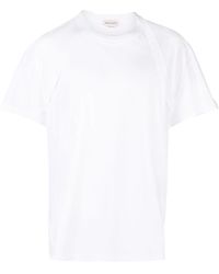McQueen - T-Shirt Mit Harness-Effekt - Lyst
