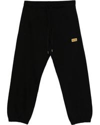 Versace Jeans Couture - Logo-Plaque Sweatpants - Lyst