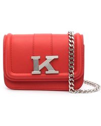 Kiton - Logo-plaque Leather Mini Bag - Lyst