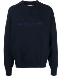 Neighborhood - Embroidered-logo Cotton Sweatshirt - Lyst