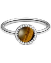 Daniel Wellington - Audrey Tiger's Eye Crystal-Embellished Ring - Lyst