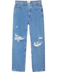 Anine Bing - Gio High-rise Straight Jeans - Lyst