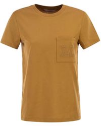 Max Mara - Papaia Chest-Pocket T-Shirt - Lyst
