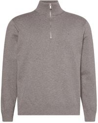 Calvin Klein - Zip-Fastening Sweater - Lyst