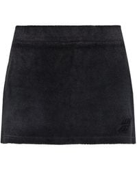 Alexander Wang - Embroidered Cotton Mini Skirt - Lyst