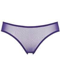 Eres - Slip Mit Transparenten Einsätzen - Lyst