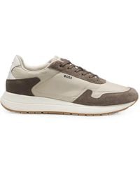 BOSS - Vinston Runn Lace-Up Sneakers - Lyst