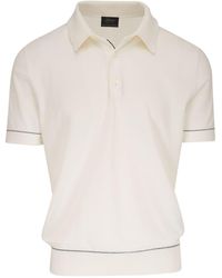 Brioni - Cotton Polo Shirt - Lyst