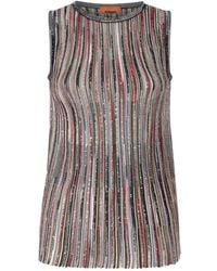Missoni - Top Con Lentejuelas - Lyst