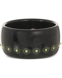 Mark Davis - 18K Peridot Wide Bakelite Bangle - Lyst