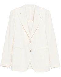 Tagliatore - Brooch-Detail Blazer - Lyst