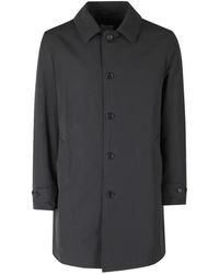Aspesi - Loose Fit Buttoned Coat - Lyst