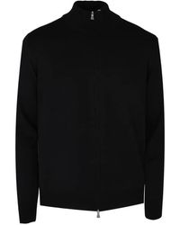 Tagliatore - Mock-Neck Cardigan - Lyst