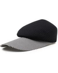 Comme des Garçons - Pinstripe Houndstooth Hat - Lyst