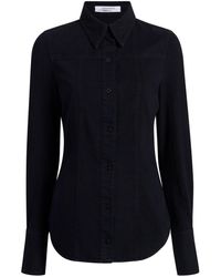 Another Tomorrow - Camisa con corte slim - Lyst
