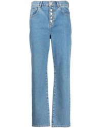 Moschino - Straight-Leg Denim Pants - Lyst