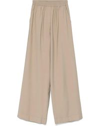 Kaos - Cotton Palazzo Trousers - Lyst