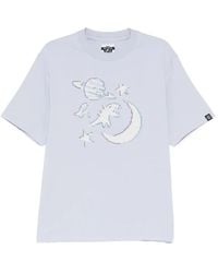 SPORT b. by agnès b. - Pixel Galaxy Graphic-Print T-Shirt - Lyst