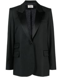 Zadig & Voltaire - Venus Single-Breasted Blazer - Lyst
